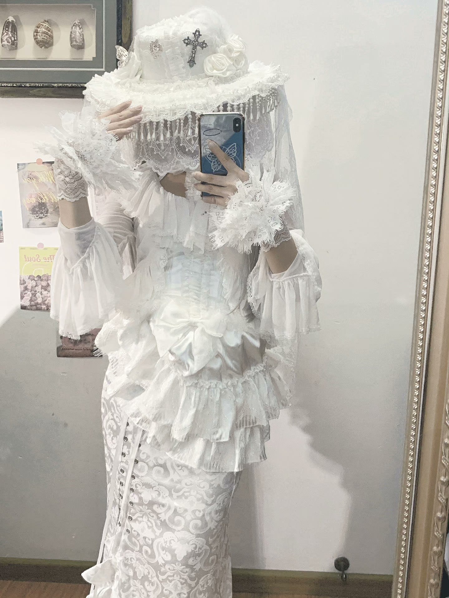 M73006-Dark Lolita Handmade Hat