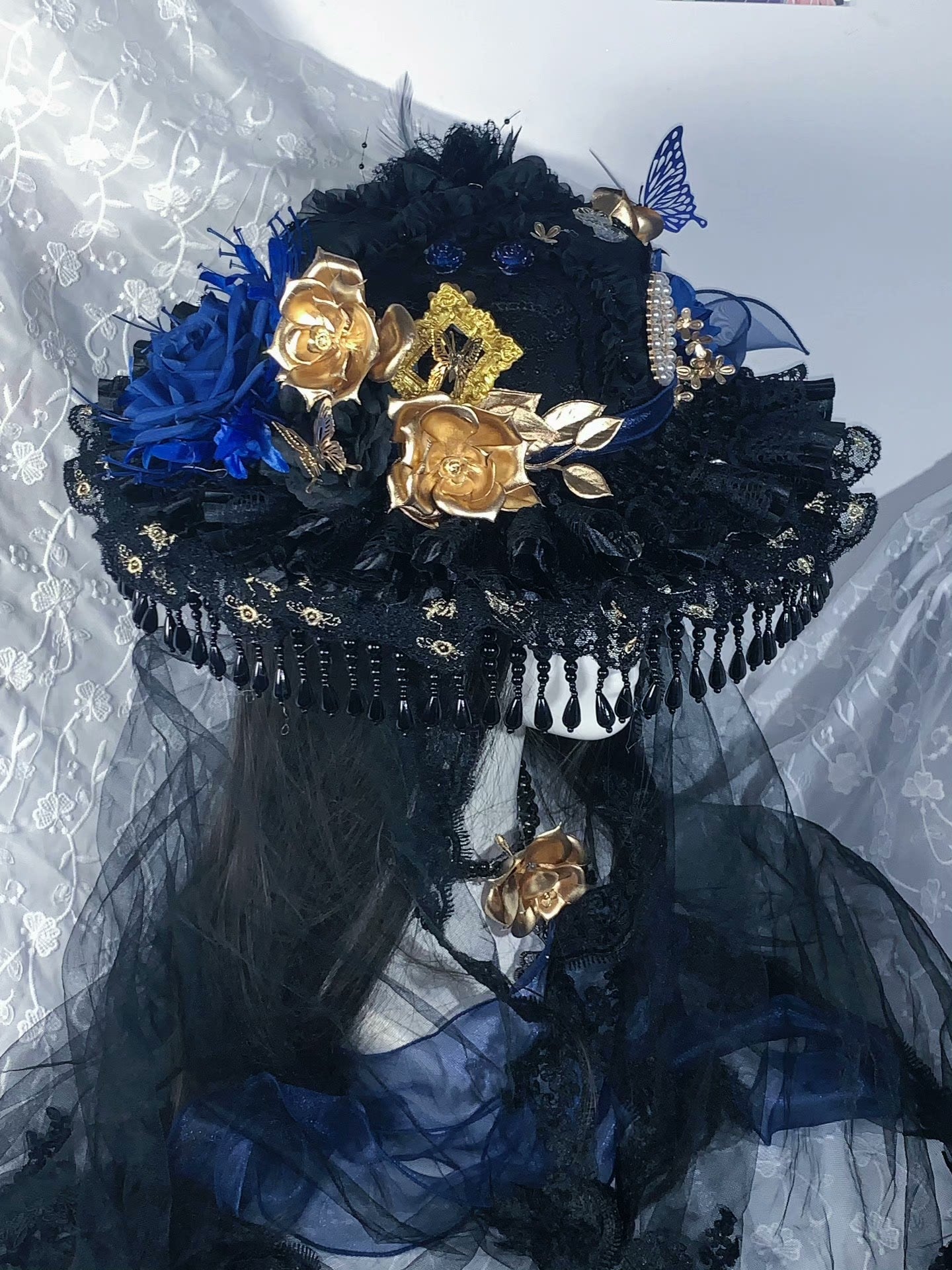 M73005-Dark Lolita Handmade Hat
