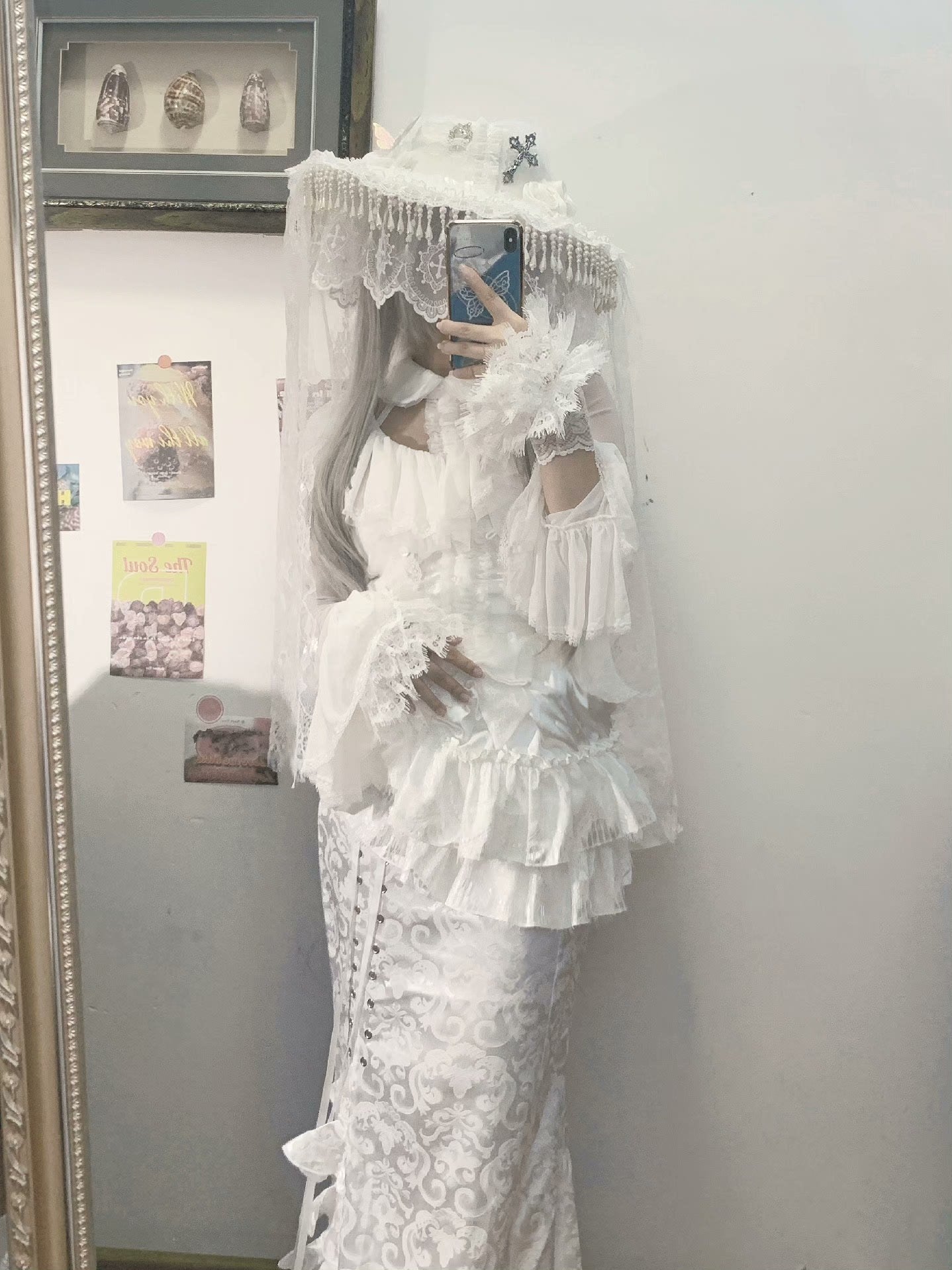 M73008-Dark Lolita Handmade Hat