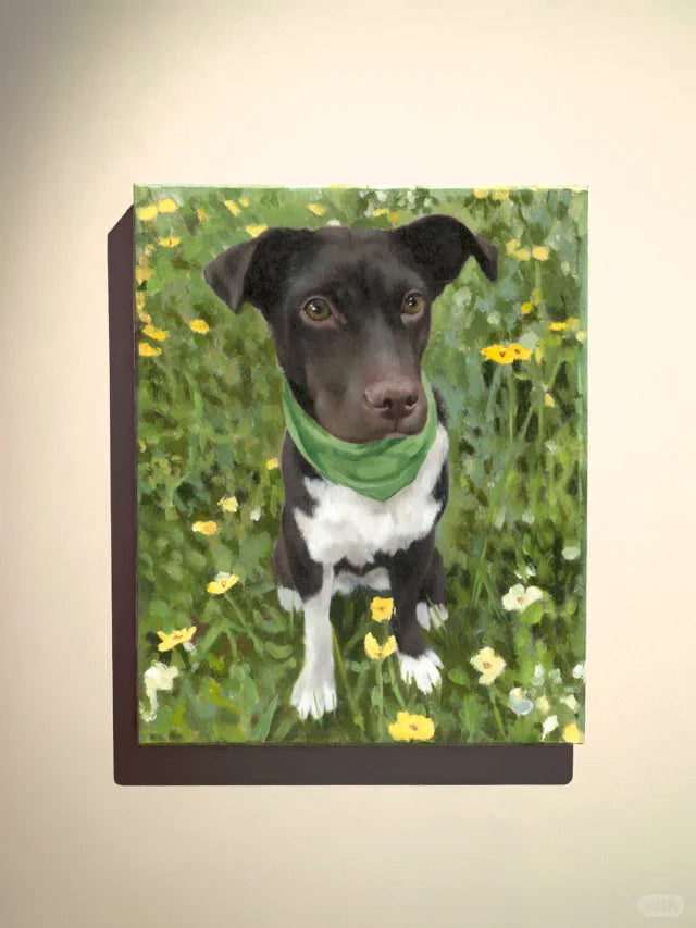 🌿Custom Hand-Painted Realistic Oil Painting Pet Portraits🌿