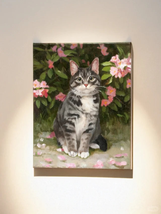 🌿Custom Hand-Painted Realistic Oil Painting Pet Portraits🌿