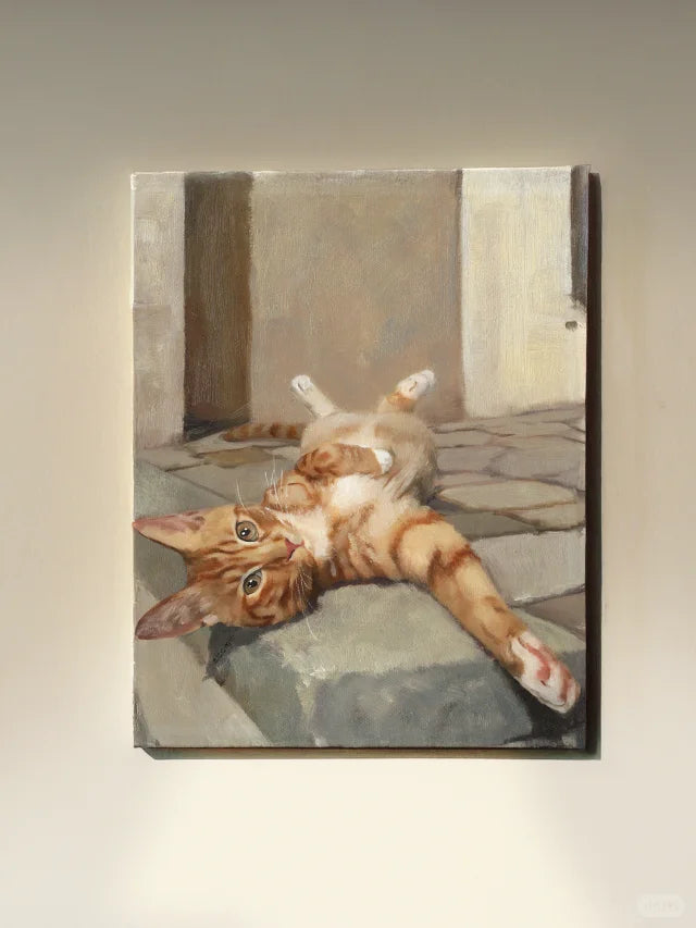 🌿Custom Hand-Painted Realistic Oil Painting Pet Portraits🌿
