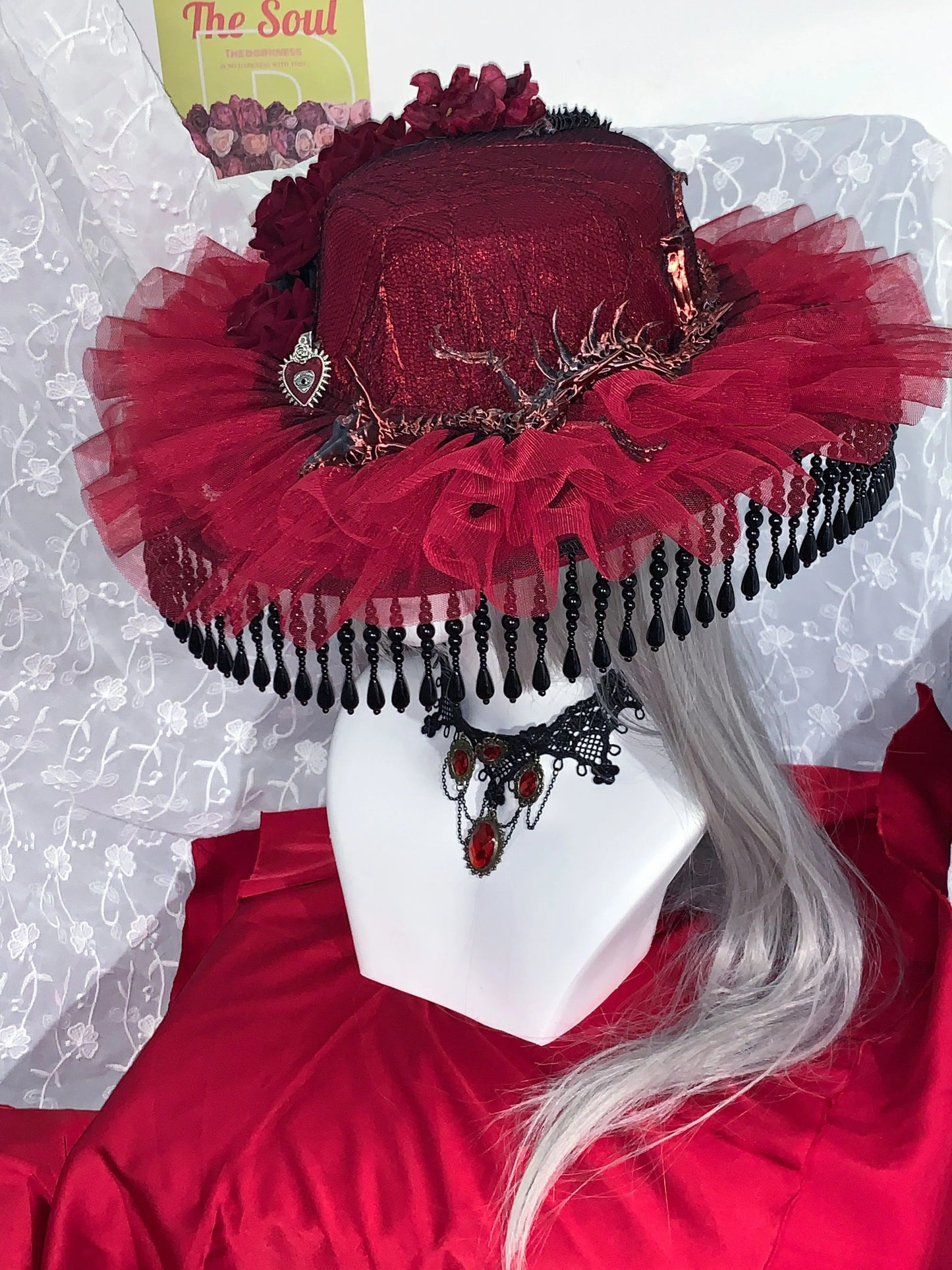 M73004-Dark Lolita Handmade Hat