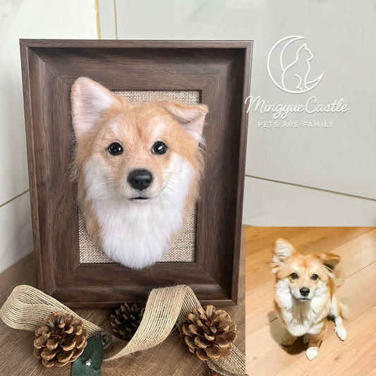 Customize your pet photo frame portrait【Rectangle】7-10 Inches