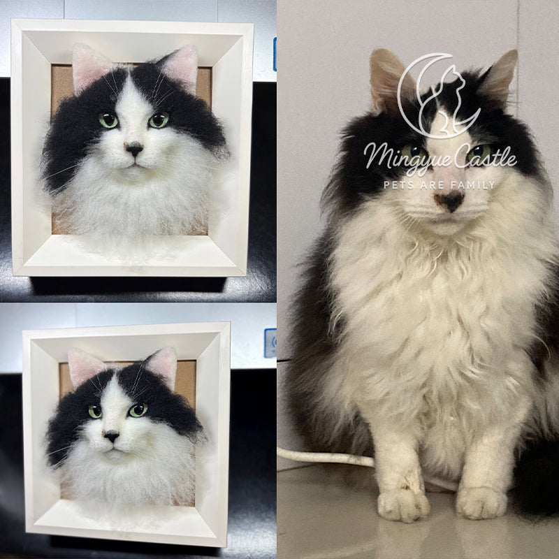 Customize your pet photo frame portrait【Square】5-7 Inches
