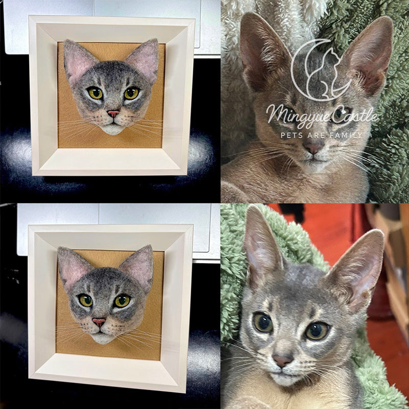 Customize your pet photo frame portrait【Square】5-7 Inches