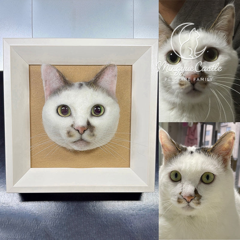 Customize your pet photo frame portrait【Square】5-7 Inches
