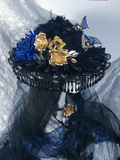 M73005-Dark Lolita Handmade Hat