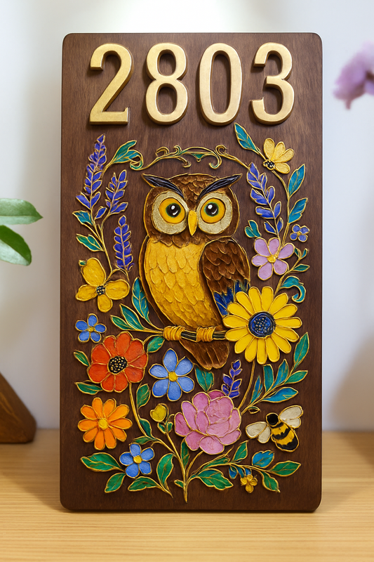 M81301 Purely handmade cloisonné door plates, custom door plates, can be customized according to your design.
