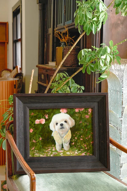 🌿Custom Hand-Painted Realistic Oil Painting Pet Portraits🌿