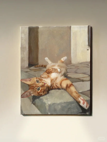 🌿Custom Hand-Painted Realistic Oil Painting Pet Portraits🌿
