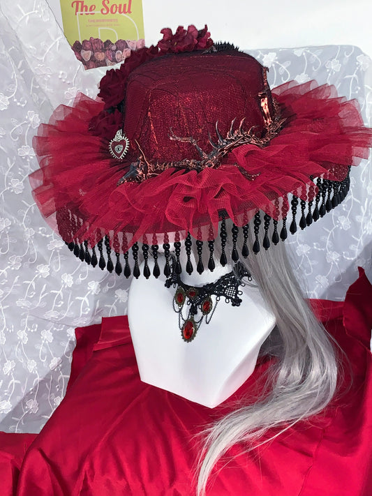 M73004-Dark Lolita Handmade Hat
