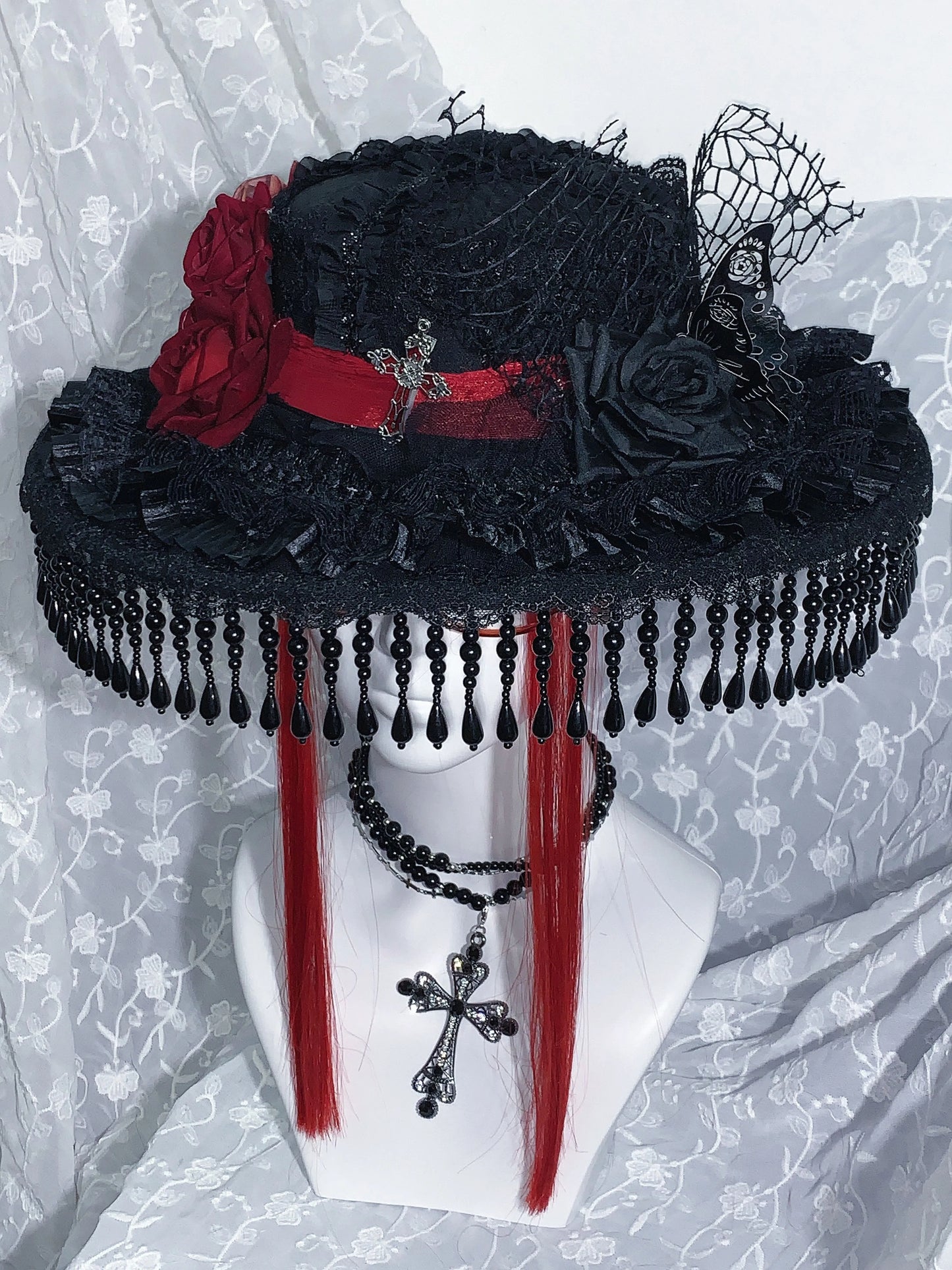 M73002-Dark Lolita Handmade Hat